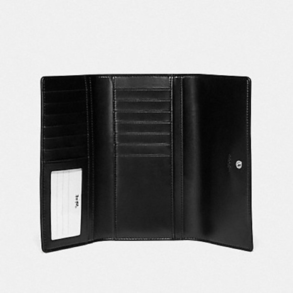 COACH TRIFOLD WALLET IN SIGNATURE CANVAS - Picture 10 of 10